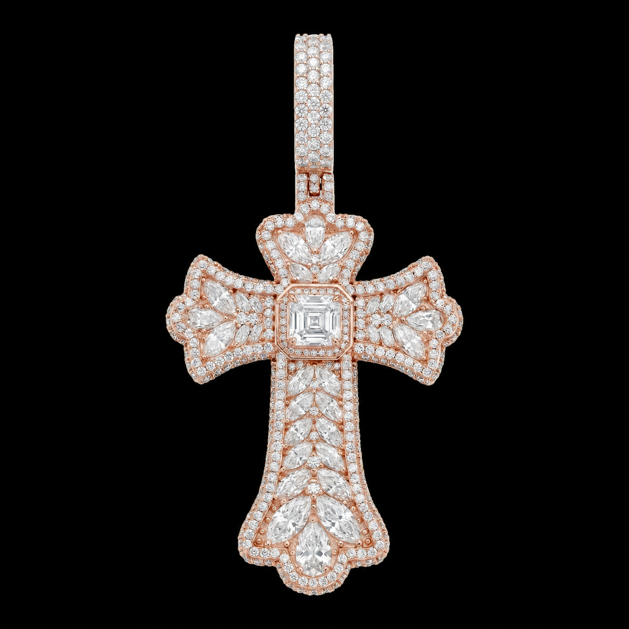 Royal Marquise Cross Pendant