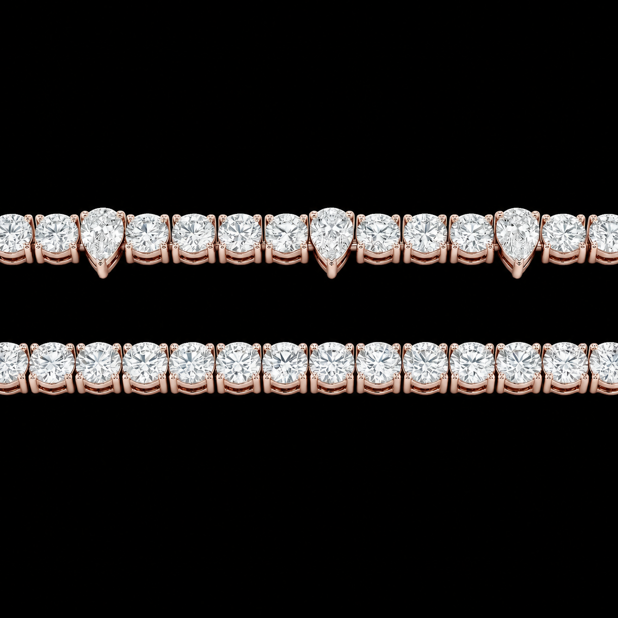 The Pear Spiked Tennis Chain