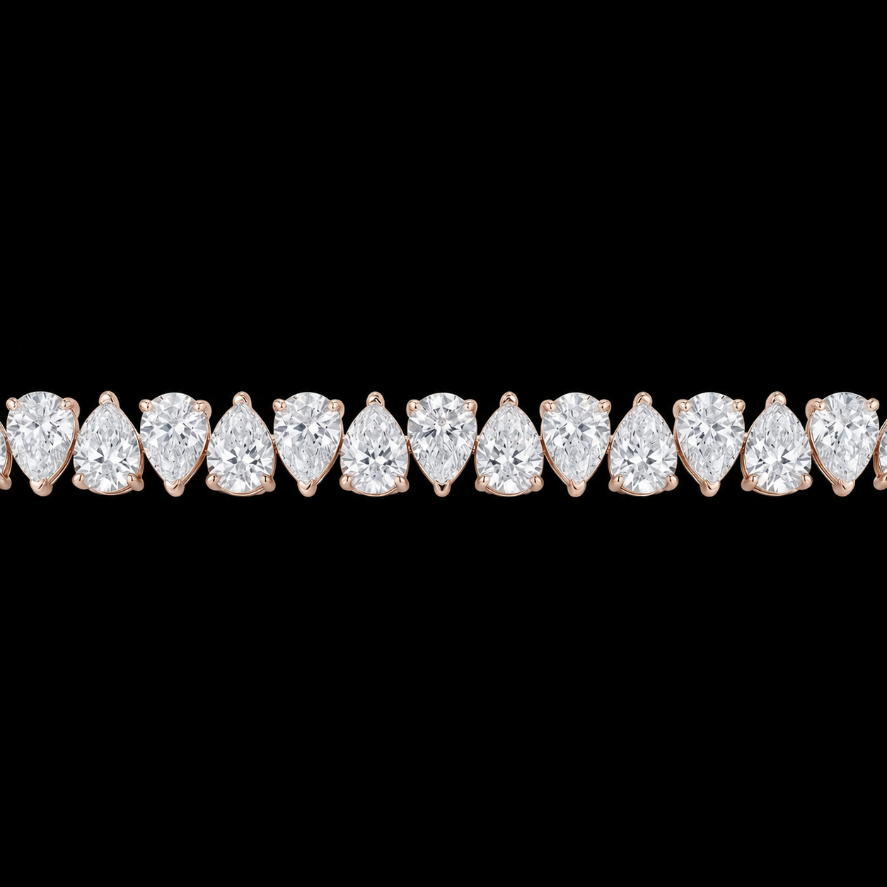 Pear Cut Tennis Bracelet